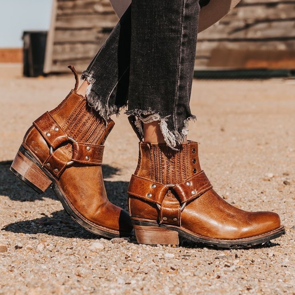 Freebird Whiskey Cognac Booties